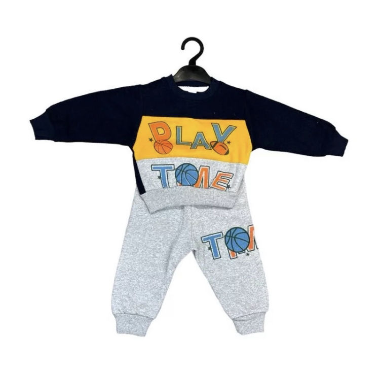 Picture of PLAYTIME BOYS TWO PIECE THERMAL FLEECY TRACKSUIT / JOGGING